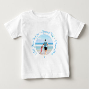 Camiseta Para Bebê Camiseta de Bebê com Foto Personalizada e Texto