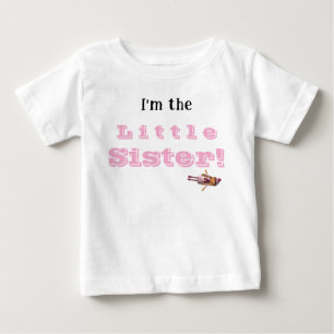 Camiseta Para Bebê Camiseta de Bebê com Idade Irmãzinha