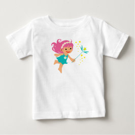Camiseta Para Bebê Camiseta de bebê com menina fada