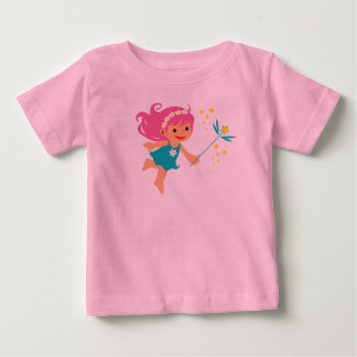 Camiseta Para Bebê Camiseta de bebê com menina fada