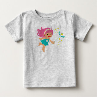 Camiseta Para Bebê Camiseta de bebê com menina fada