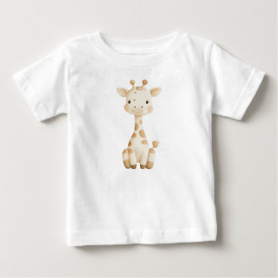 Camiseta Para Bebê Camiseta de Bebê com Personagem de Desenho Fofo