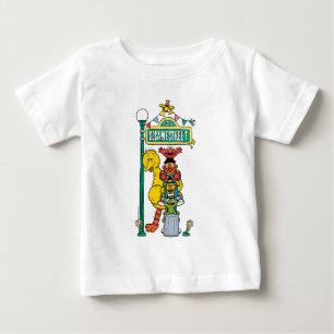 Camiseta Para Bebê Camiseta de Bebê com Personagens da Rua Sésamo e P