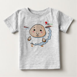 Camiseta Para Bebê Camiseta de Bebê Cordeirinho