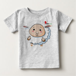 Camiseta Para Bebê Camiseta de Bebê Cordeirinho
