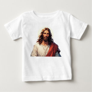 Camiseta Para Bebê Camiseta de Bebê Cristã Jesus Cristo