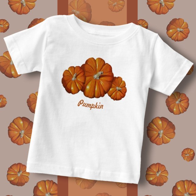 Camiseta Para Bebê Camiseta de Bebê da Abóbora (Pumpkin Baby T-Shirt)