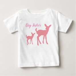 Camiseta Para Bebê Camiseta de Bebê da Irmã Maior