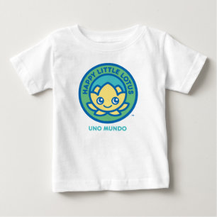 Camiseta Para Bebê Camiseta de bebê da UNO MUNDO, feliz pequeno Lotu