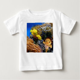 Camiseta Para Bebê Camiseta de Bebê Danni a Sereia