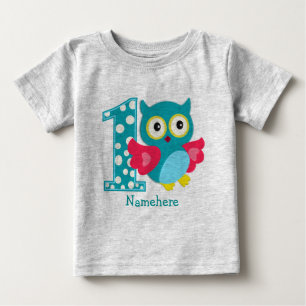 Camiseta Para Bebê Camiseta de Bebê de Aniversário Personalizada
