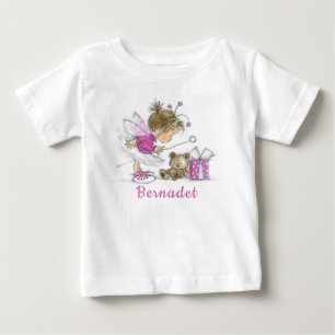 Camiseta Para Bebê Camiseta de Bebê de Ballerina Fada Cuta
