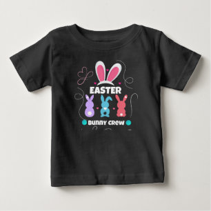 Camiseta Para Bebê Camiseta De Bebê De Coelho Da Páscoa - Coelhinhos