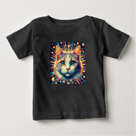 Camiseta Para Bebê Camiseta de bebê de gato giro!