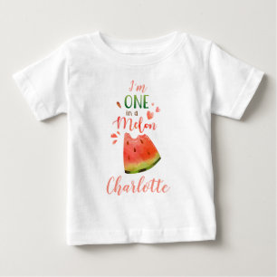 Camiseta Para Bebê Camiseta de bebê de melão Uma em camiseta de mel