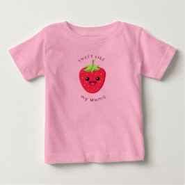 Camiseta Para Bebê Camiseta de Bebê de Morango
