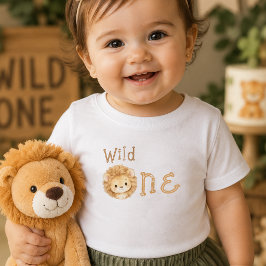 Camiseta Para Bebê Camiseta de bebê de primeiro aniversário Menina Le