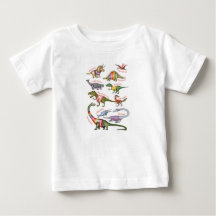 Camiseta de bebê dinossauro