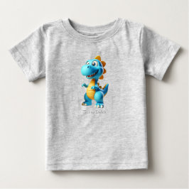 Camiseta Para Bebê Camiseta de Bebê Dinossauro Fofo
