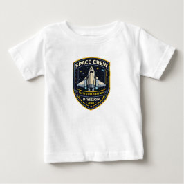 Camiseta Para Bebê Camiseta de Bebê Divisão de Exploração da Tripulaç