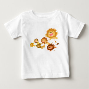 Camiseta Para Bebê Camiseta de Bebê do Desfile dos Leões