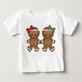 Camiseta Para Bebê Camiseta de bebê do Pão-de-Natal