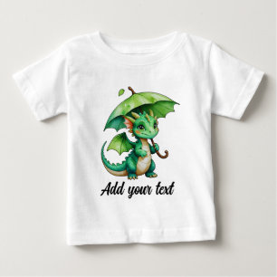 Camiseta Para Bebê Camiseta de Bebê Dragão Fofo