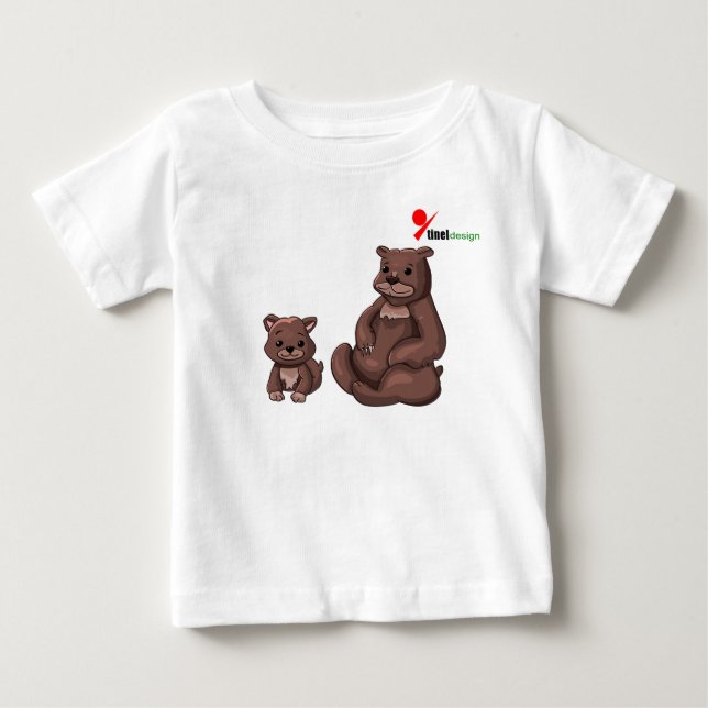Camiseta Para Bebê Camiseta de Bebê e Cub (Frente)