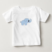 Camiseta de Bebê Elefante Bonito