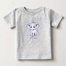 Camiseta Para Bebê Camiseta de Bebê Elefante Fofo