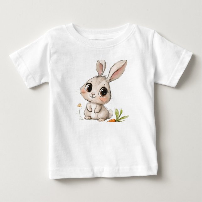 Camiseta Para Bebê Camiseta de Bebê Encharcado (Frente)