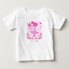Camiseta Para Bebê Camiseta de Bebê Floral Pequena