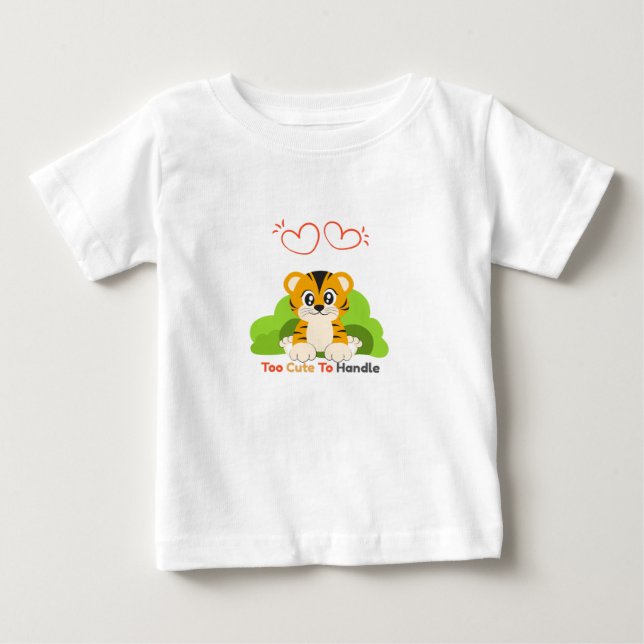 Camiseta Para Bebê Camiseta de bebê fofa (Frente)