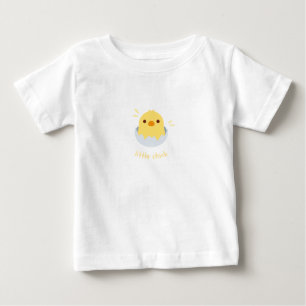 Camiseta Para Bebê camiseta de bebê frango fofo