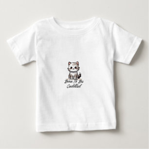 Camiseta Para Bebê "Camiseta de Bebê Gatinho Fofo para Abraçar"