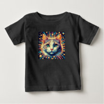 Camiseta de bebê gato fofo!