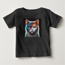 Camiseta de bebê gato legal!