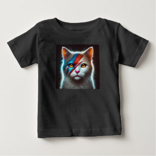 Camiseta Para Bebê Camiseta de bebê gato legal!