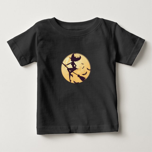 Camiseta Para Bebê Camiseta de Bebê Halloween (Frente)