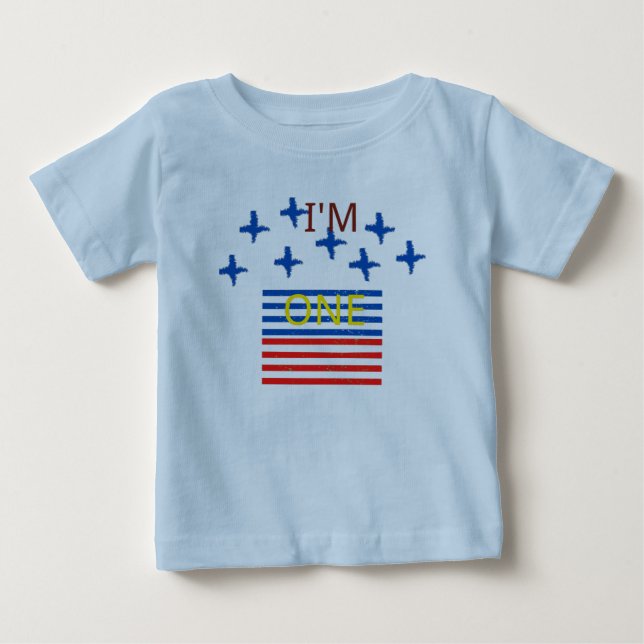 Camiseta Para Bebê Camiseta de Bebê I'm Pluse One (Frente)