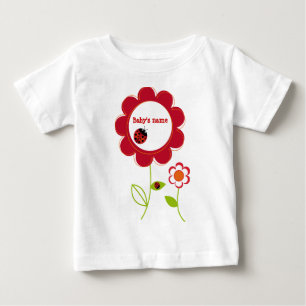 Camiseta Para Bebê Camiseta de bebê Ladybug