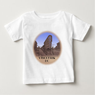 Camiseta Para Bebê Camiseta de Bebê Lembrança de Vancouver Gastown Ca