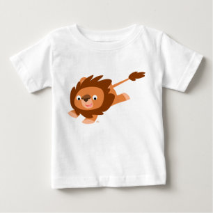 Camiseta Para Bebê Camiseta de Bebê Lion de Cartoons Livremente Bonit