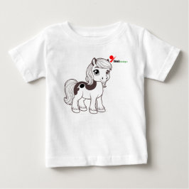 Camiseta Para Bebê Camiseta de Bebê Little Pony