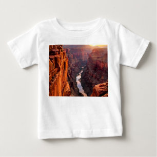 Camiseta Para Bebê Camiseta de Bebê Majestosa Arte Cênica do Grand Ca