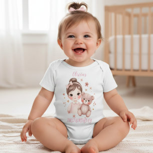 Camiseta Para Bebê Camiseta de bebê menina aniversário de 2 anos rosa