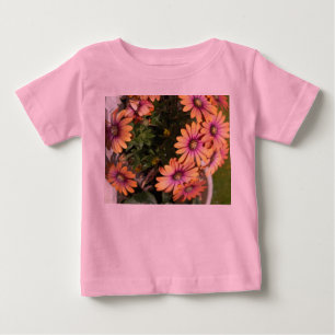 Camiseta Para Bebê Camiseta de Bebê Menina com Flores Fofo – Flor Ros
