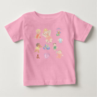 Camiseta Para Bebê Camiseta de Bebê Menina Fofa – Blusa de Bebê Macia