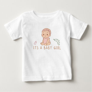 Camiseta Para Bebê Camiseta de Bebê Menina Fofa – Macia e Elegante