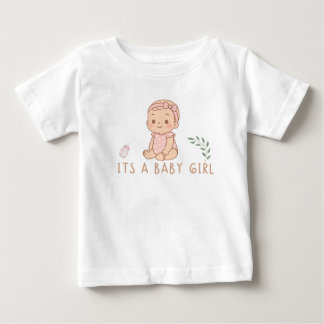 Camiseta Para Bebê Camiseta de Bebê Menina Fofa – Macia e Elegante